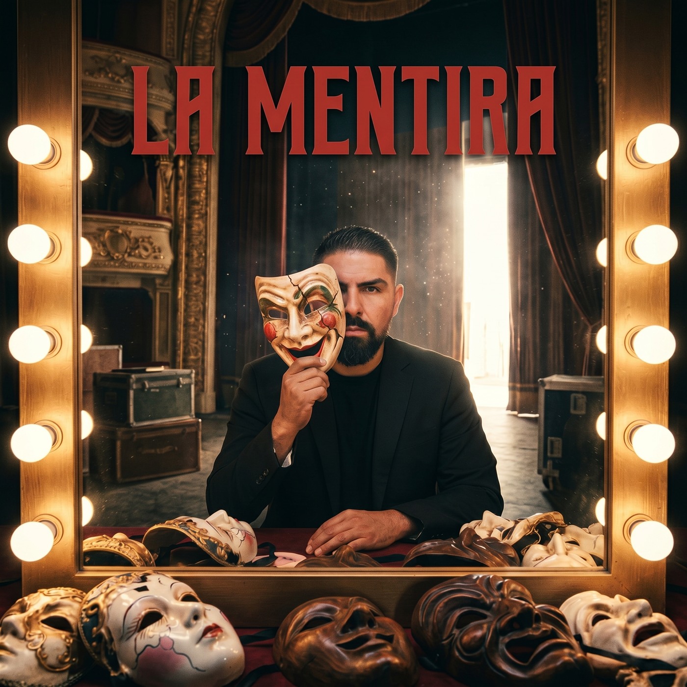 Portada del álbum La Mentira de Edwin Ekoz De Amor