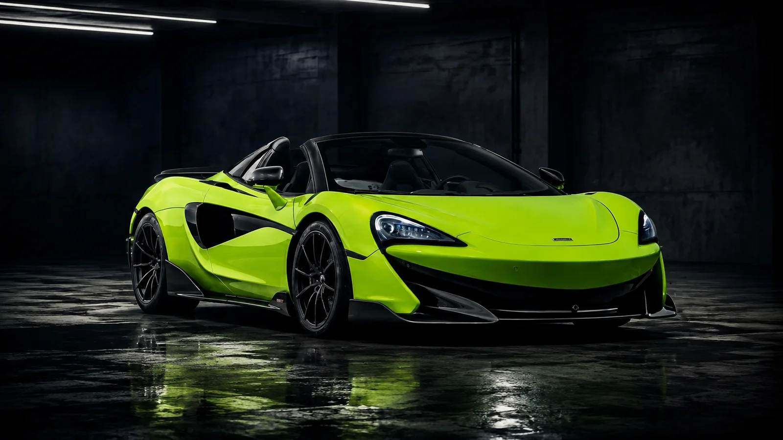 McLaren 600LT Spider Green Lime